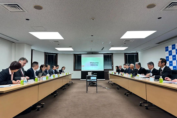 谭旭光：潍柴动力与日本电友携手合作大有可为